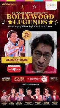 Live Bollywood Musical Night Rajkot | Festive Entertainment | Alok Katdare Live
