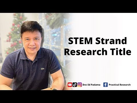 STEM Strand Research Title