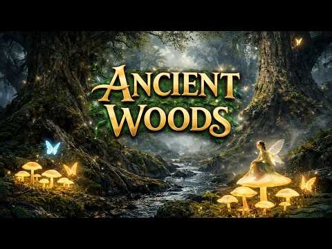 Ancient Woods - Guitar & Forest Sounds | Fantasy Ambient Music (3 Hours)