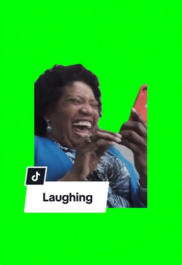 Frau mit Handy in der Hand lacht Meme | Greenscreen #Meme #MemeCut #greenscreenglow #memetiktok