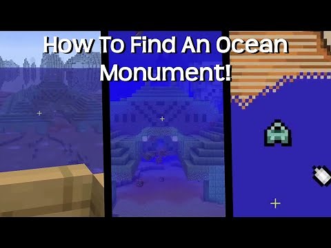 How To Find An Ocean Monument In Minecraft?!