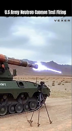 U.S Army Neutron Cannon Test Firing#ai #military