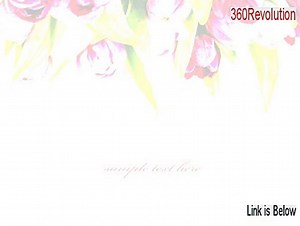 360Revolution Full (360 revolution how to use 2015)