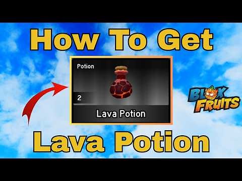 How To Get Lava Potion In Blox Fruits | How To Craft Lava Potion In Blox Fruits Roblox