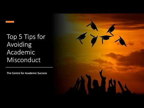 Top 5 Tips for Avoiding Academic Misconduct