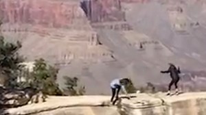 Two women nearly fell off a cliff trying to take a selfie