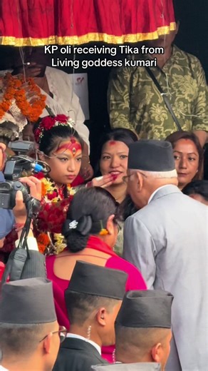 KP Oli and the Living Goddess Kumari Ceremony