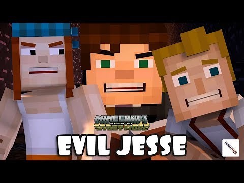 EVIL JESSE! RUN AWAY!!! Season 2 Minecraft Story Mode