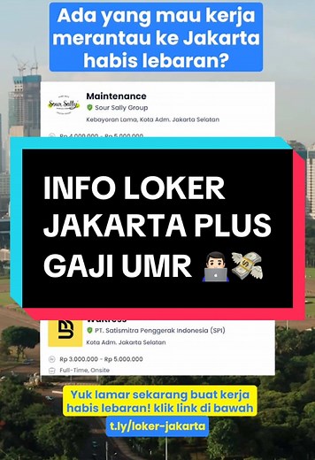 Lowongan Kerja Jakarta 2025: Tips dan Info Gaji