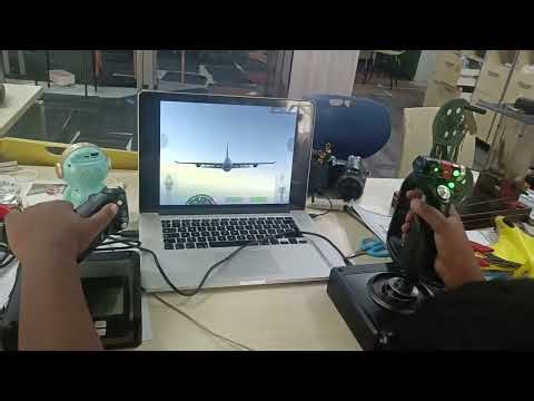 X52 flight simulator flight control