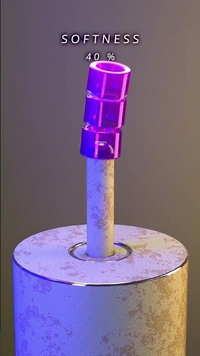 0% to 100% 3 tubes falling — 3D Soft Body Simulation in Houdini