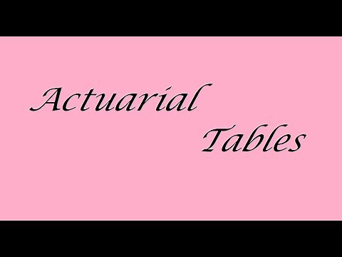 How to use Actuarial tables | Best and efficient way | Actuarial Science