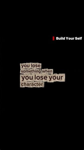 The Character still alive #selfimprovement #habitsthatchangeyourlife #mindsetminute