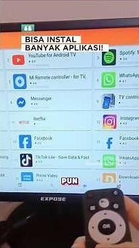 Bisa instal banyak aplikasi (APK) di android tv box TX98