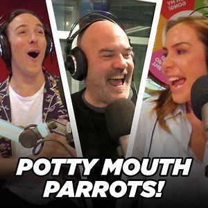 A parrot in the UK (ya right?!) got stuck on a roof, and told the London fire brigade there to rescue him to F⁉️ off!! Do you have a potty mouth pet? 🐦 | Ricki-Lee, Tim & Joel