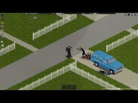 Throwing Weapons mod for Project Zomboid: Gameplay Showcase