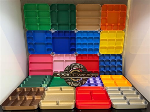 Sorting Tray 31 TYPES! Stackable | Custom Color | Desk Organizing- Crafts- Bead Organizer - Block Organizer | 3D Printed - Etsy