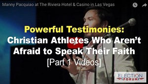 Powerful Testimonies: Christian Athletes Who Aren’t Afraid to Speak Their Faith [Part 1 -- Videos]