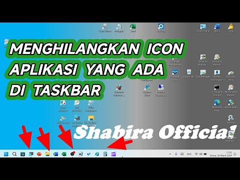 Tutorial Menghapus Icon Aplikasi Yang Ada di Taskbar Windows 11 (Unpin From Taskbar)