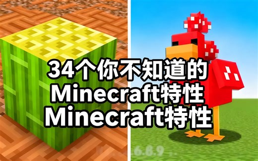 [中配]34个你不知道的Minecraft特性 - Mallow