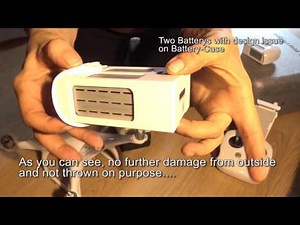 DJI Phantom 4 - Battery crack housing design issue
