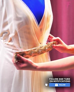 Woman transforms stained wedding dress for her special day. | Fabiosa Hearty