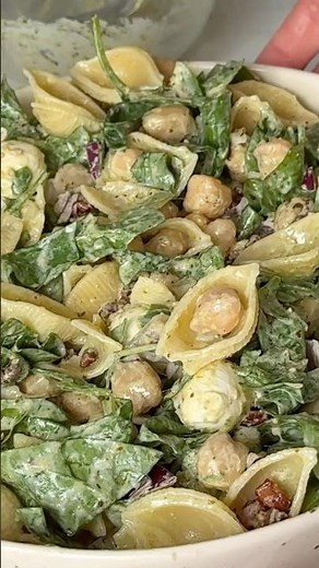 Gluten Free Pesto Pasta Salad Recipe - an easy gluten free BBQ side dish or picnic recipe for summer
