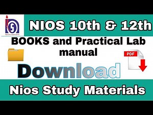 nios ki book kaise download kare || nios practical file download | nios study material download