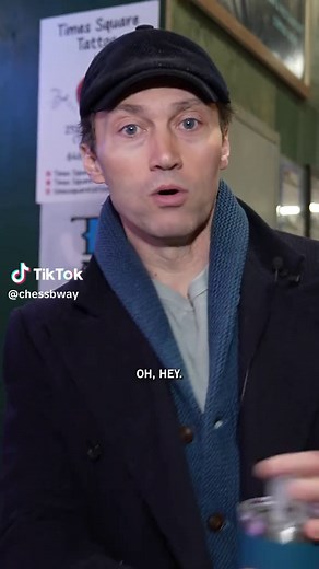 The most well-rested cast on Broadway! #ChessBway #brycepinkham #aarontveit #nicholaschristopher #leamichele