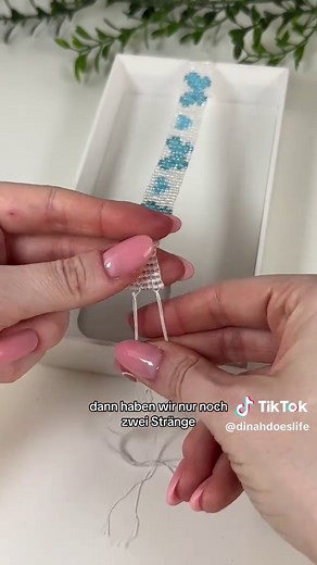 DIY Perlenarmband mit alten Boxen herstellen