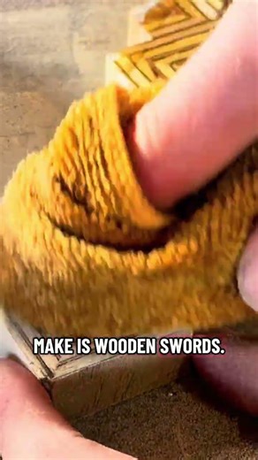 Sing up for a chance to win this sword! #minecraft #woodworking #sword #woodart #cross