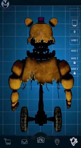 Fnaf 4 Nightmare Figuras e Ambiência na Rússia