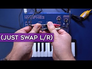 A cheap workaround for MIDI TRS A/B connector problems (shown on DONNER N-25 and Dreadbox Nymphes)