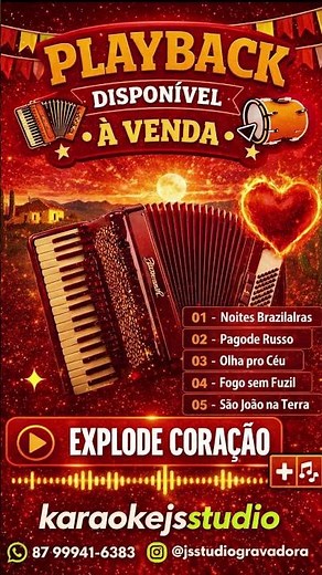 PLAYBACK - Explode Coração - Mastruz com Leite (Com Vocal)