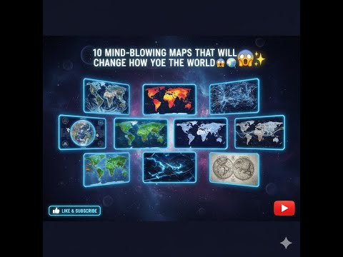 10 Mind-Blowing Maps That Will Change How You See the World 🌍🗺️