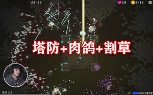 RougeLike 塔防 割草，吸血鬼幸存者类型的肉鸽塔防游戏！