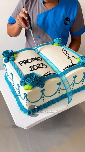 ideas to decorate cakes for graduation in book form #pastelescreativos #cakedecorating #cake #cakechantilly | Pasteles Creativos