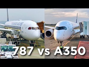 Airbus A350 vs Boeing 787 | Singapore Airlines Economy Class Comparison