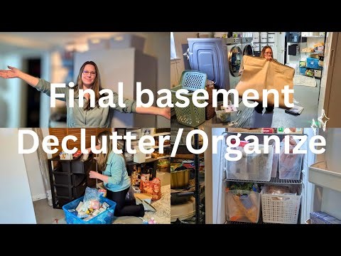 Basement Makeover/Declutter/Organize (Part 3)