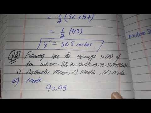 Class 9th Maths exercise 12.2 Questions 2,3 very easy way to learn median and mode
