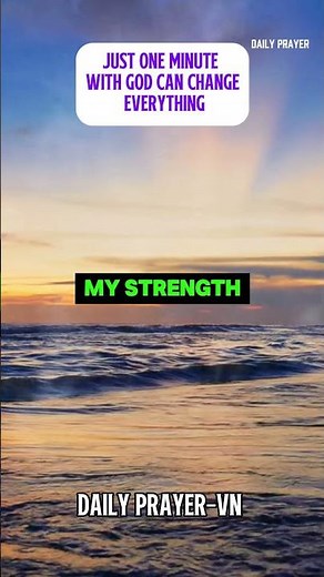 Just One Minute with God Can Change Your Life | Powerful Short Prayer for Strength#eveningprayer
