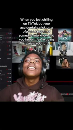 Bro sometimes the random or someone I know views my pfp because I click on they’re pfp by accident @️ #fyp #ishowspeed #speed