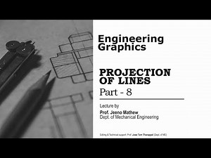 Engineering Graphics | Module 1 : Projection of Lines - Line inclined to VP