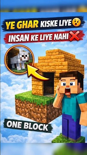 Aaj humne unke liye ghar banaya… ❤️ Day 6 😳 #minecraft