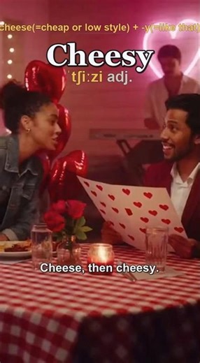 Cheesy meaning — Too much, fake, and trying too hard