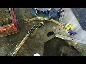 Case backhoe Digging and loading