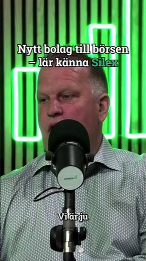Silex börsnoteras!