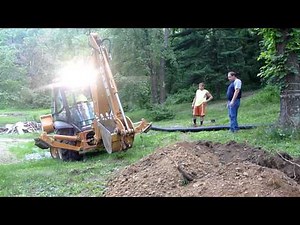 Case 580 Super N Digging A Ditch