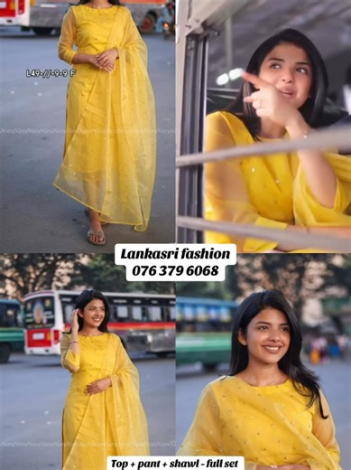 Stunning Pure Organza Glass Tissue Suit Set for Women