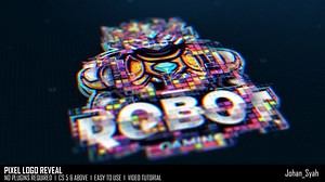 Pixel Logo Reveal